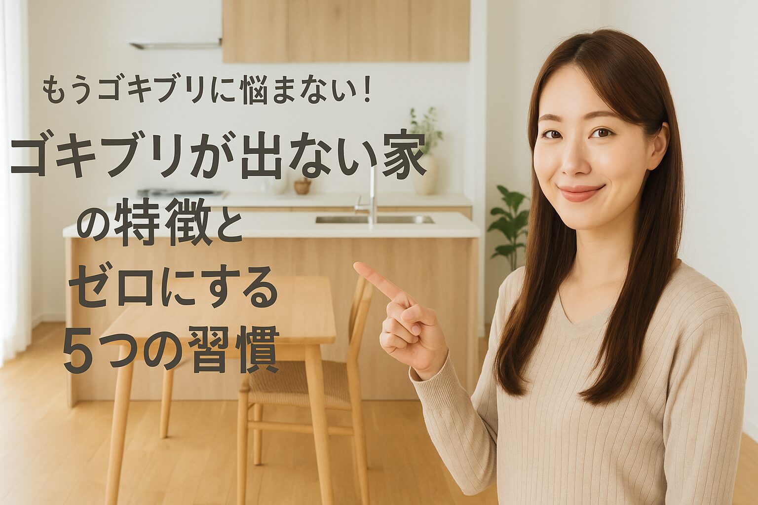 ゴキブリに悩まない