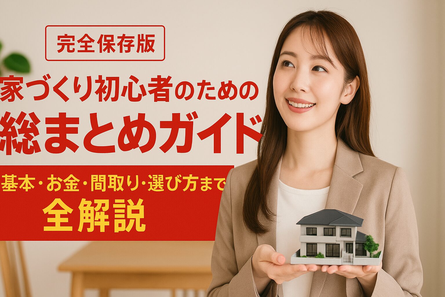 家づくり初心者のためのまとめガイド